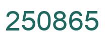Número 250865 imagen verde