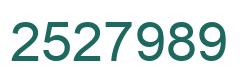 Número 2527989 imagen verde