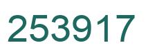 Número 253917 imagen verde