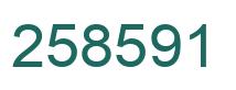 Número 258591 imagen verde