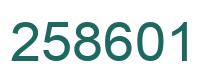 Número 258601 imagen verde