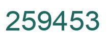 Número 259453 imagen verde