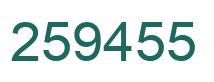 Número 259455 imagen verde