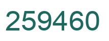 Número 259460 imagen verde