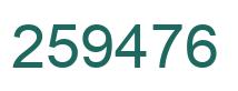 Número 259476 imagen verde