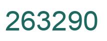 Number 263290 green image