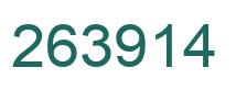 Número 263914 imagen verde