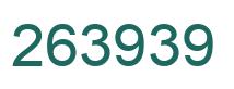 Number 263939 green image