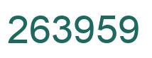 Número 263959 imagen verde
