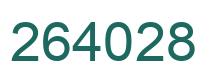 Número 264028 imagen verde