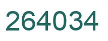Número 264034 imagen verde
