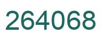 Número 264068 imagen verde