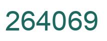 Número 264069 imagen verde
