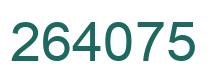 Número 264075 imagen verde