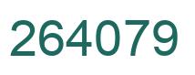 Número 264079 imagen verde