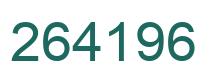 Number 264196 green image