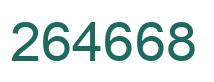Número 264668 imagen verde