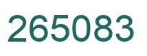 Número 265083 imagen verde