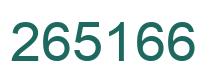 Número 265166 imagen verde