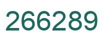 Número 266289 imagen verde
