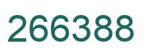 Number 266388 green image
