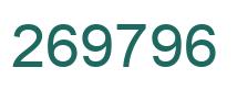 Number 269796 green image