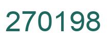 Número 270198 imagen verde