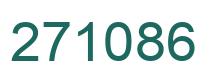 Number 271086 green image