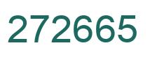Number 272665 green image