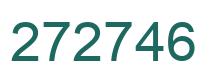 Number 272746 green image