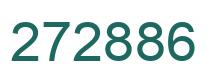 Number 272886 green image