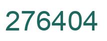Número 276404 imagen verde