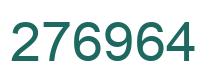 Número 276964 imagen verde