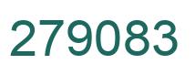 Number 279083 green image