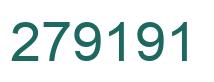 Número 279191 imagen verde