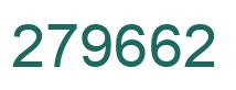 Number 279662 green image
