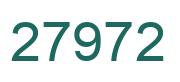 Number 27972 green image