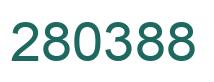 Number 280388 green image
