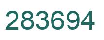 Número 283694 imagen verde