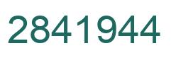 Número 2841944 imagen verde