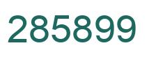 Número 285899 imagen verde