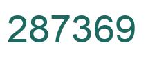 Número 287369 imagen verde