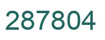 Número 287804 imagen verde