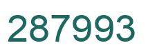 Número 287993 imagen verde