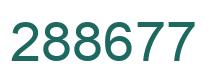 Número 288677 imagen verde