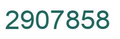 Number 2907858 green image