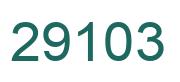 Number 29103 green image