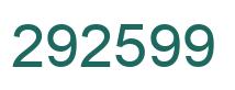 Número 292599 imagen verde