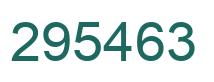 Número 295463 imagen verde