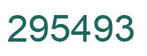 Número 295493 imagen verde